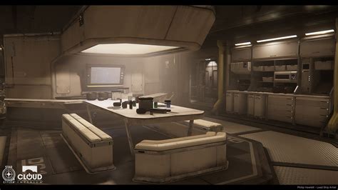 Philip Howlett - Star Citizen - The Reclaimer - Habitation Areas