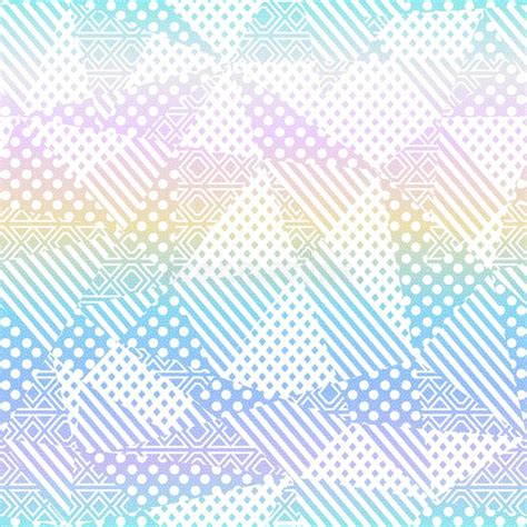 Rainbow Fabric Seamless Pattern Stock Vector - Illustration of print ...