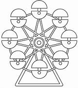 Printable Ferris Wheel Coloring Pages Free For Kids And Adults sketch template