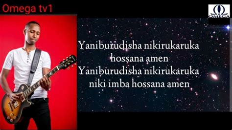 Nina siri by Israel Mbonyi Lyrics - YouTube