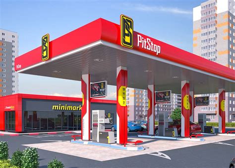 Creation of petrol station visual design. on Behance | Petrol station ...