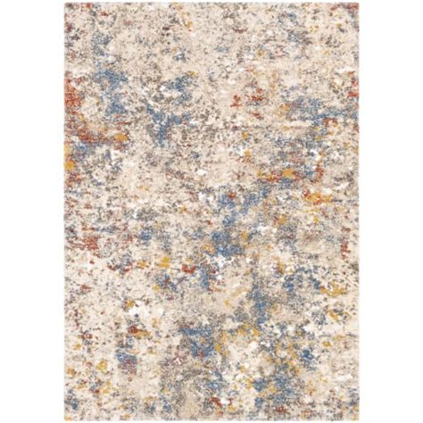 Tuscany Rug - Tan and Blue - Q Living Furniture