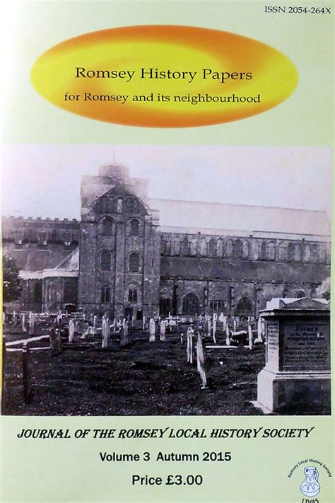 Romsey History Papers - Vol. 3 Nov 2015 | romseyhistory