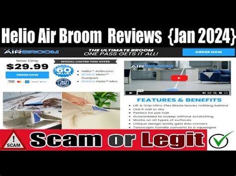 Helio Air Broom Reviews (Jan 2024) Check The Site Scam Or Not? Watch Now | Scam Expert - YouTube