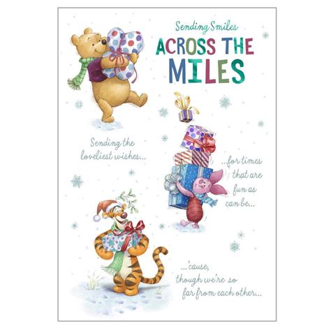 Winnie The Pooh Across The Miles Christmas Card (25511638) - Character Brands