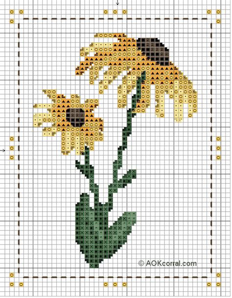 Cross Stitch Flower Patterns - Flower Patterns for Cross Stitch