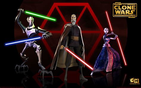 The Clone Wars Separatists Wallpaper - General Grievous Count Dooku And Asajj Ventress ...