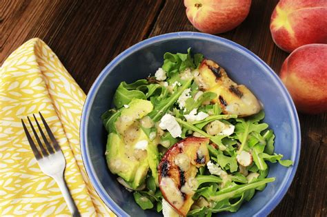 Full Circle - Recipe: Arugula Salad with Grilled Peaches