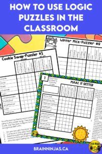 How to Use Logic Puzzles in the Classroom - Ninja Notes