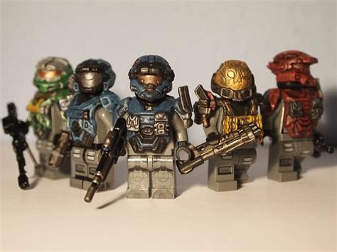 Halo Reach Noble Team | Custom LEGO Minifigures