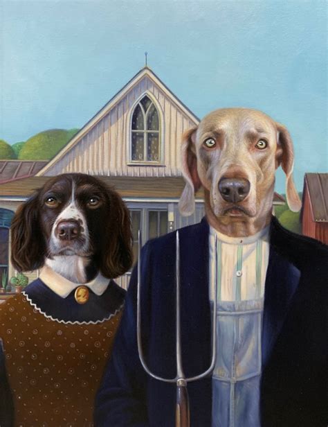 The American Gothic Painting Design | Splendid Beast