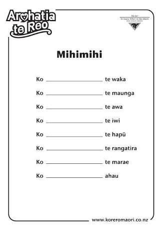 Image result for mihimihi template | Te Reo | Maori, Maori songs, Maori art