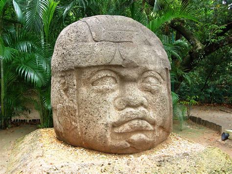 Olmec sculptures in the La Venta Museum, Mexico - Ancient Inquiries