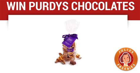 Enter to Win Purdy's Chocolates - Julie's Freebies