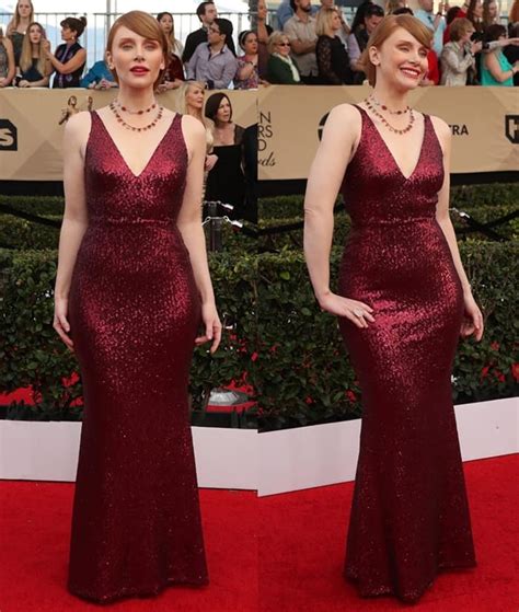 Bryce Dallas Howard in $300 Dress the Population Gown at SAG Awards