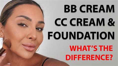 WHAT IS THE DIFFERENCE BETWEEN BB CREAM CC CREAM AND FOUNDATION | NINA UBHI - YouTube