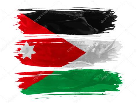 The Jordanian flag Stock Photo by ©Olesha 23445046