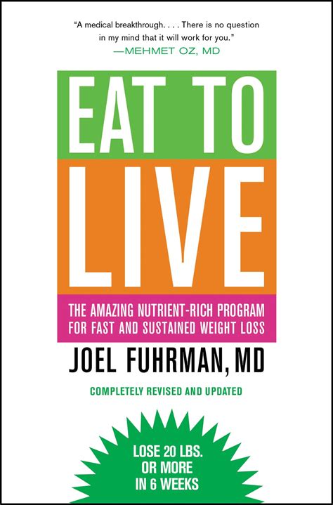 Eat to Live by Joel Fuhrman, MD | Hachette Book Group