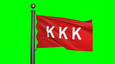 The first Katipunan flag (1896–1897) (green screen) - YouTube