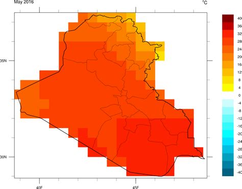 Monthly Climate Data for Iraq : May 2016 | mawredh2o.org