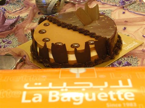 Chocolate cake and croissants from La Baguette :: Rinnoo.net Website