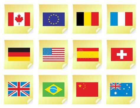 Flag Pins, UN Security Council Stock Vector - Illustration of nations ...