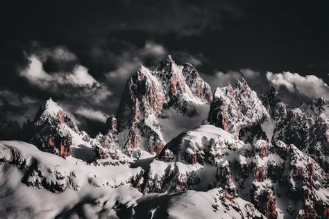 View of Snowy Mountains · Free Stock Photo