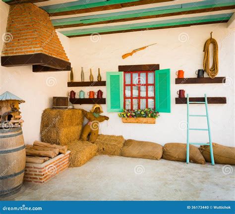 Interior Design Of An Old Country House Stock Photo - Image: 36173440