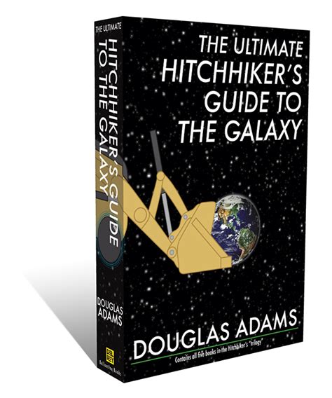 Hitchhiker's Guide to the Galaxy Book Cover on Behance