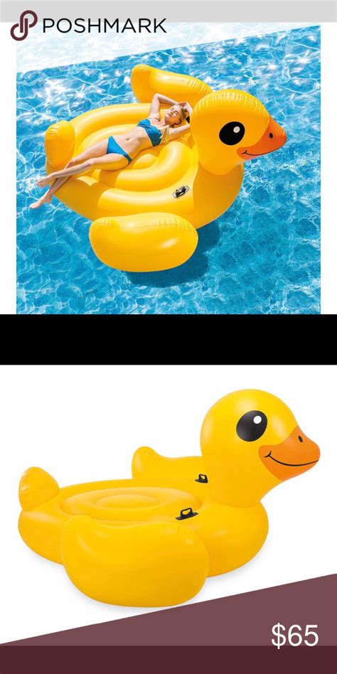 Giant inflatable float Rubber Ducky Totally a must have this summer 'n be the center on ...