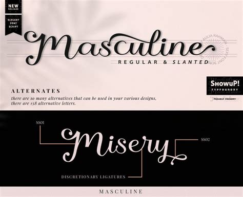 Manly Cursive Fonts Dafont