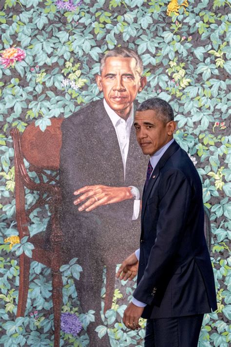 Barack and Michelle Obama portraits unveiled at National Portrait Gallery | National politics ...