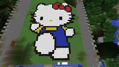 Hello Kitty Minecraft Project | Hello kitty, Minecraft creations, Minecraft