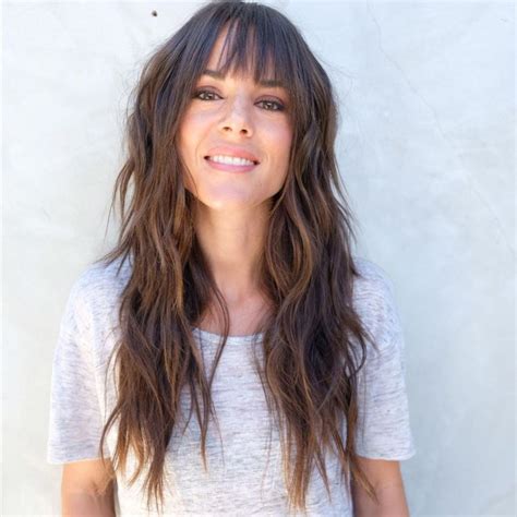 Long Messy Shag Haircut With Bangs | Long shag hairstyles, Long shag haircut, Long hair styles