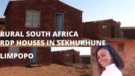 LIVING IN RURAL SOUTH AFRICA- THE RDP Houses In Sekhukhune Limpopo Where I Live - YouTube