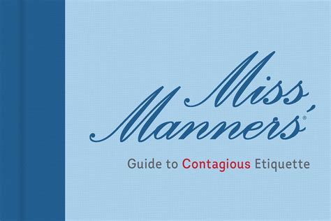 Miss Manners Updates Etiquette Guidelines For The COVID-19 Age | NCPR News