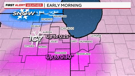 Winter Weather Advisory in effect for Chicago area with freezing rain, icy conditions