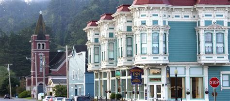 Ferndale CA Victorian Village Lodging Hotels in Humboldt County CA