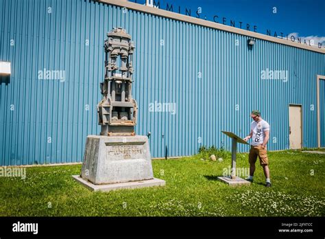 Tool used in the original Hollinger mine, in Timmins, Ontario, Canada Stock Photo - Alamy