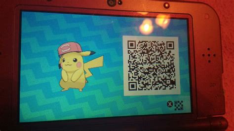 QR Code For Pokemon Ultra Sun Ash Pickachu