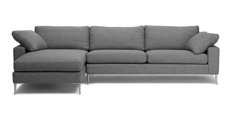 Nova Gravel Gray Left Sectional Sofa - Sectionals - Article | Modern, Mid-Century and ...
