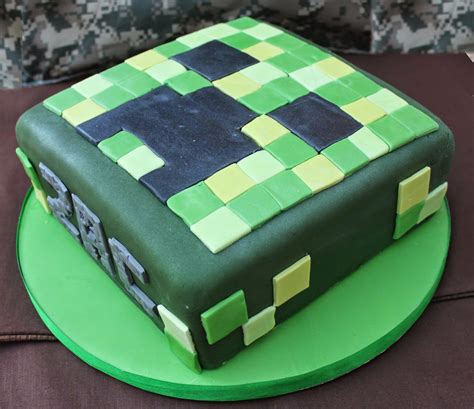 Snowballs in Summer: Let's get Minecrafting (cake)