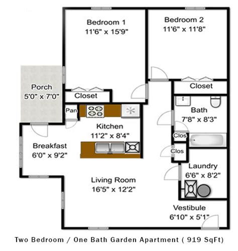 Floorplans - Pointe North Apartments