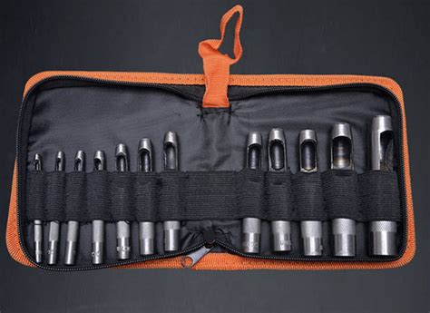 Edward Tools Harden Pro Hollow Hole Punch Set - 12 Piece Heavy Duty CRV ...