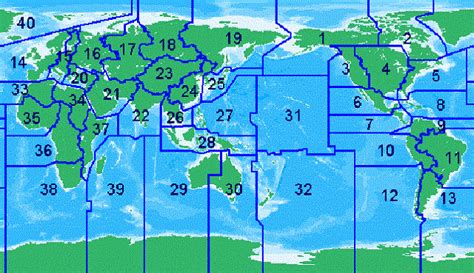 CQ Zone Map