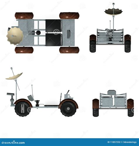 Lunar rover stock illustration. Illustration of rover - 11857232