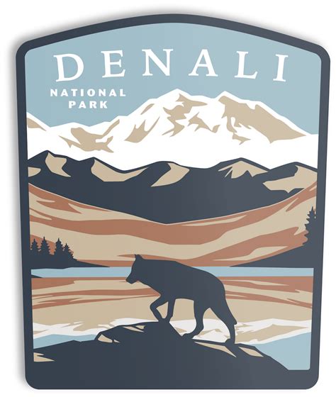 Denali National Park Sticker – The Landmark Project