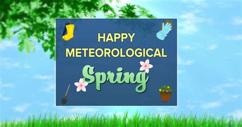 Meteorological spring has sprung!