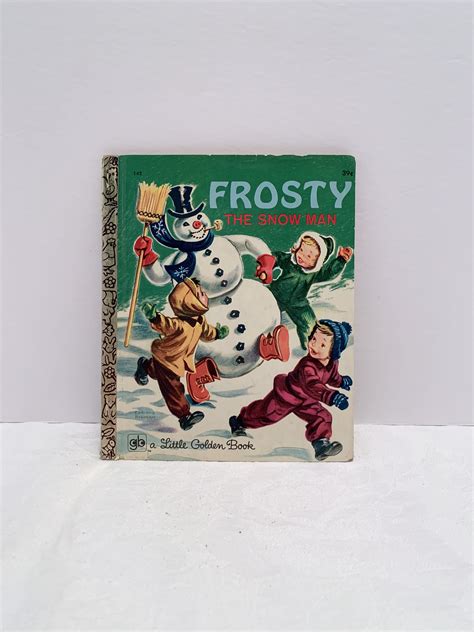 Copyright 1951 Frosty the Snowman A Little Golden Book | Etsy Canada | Frosty the snowmen ...