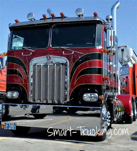 Classic Cabover Truck Kenworth Trucks Peterbilt Trucks Truck Transport ...